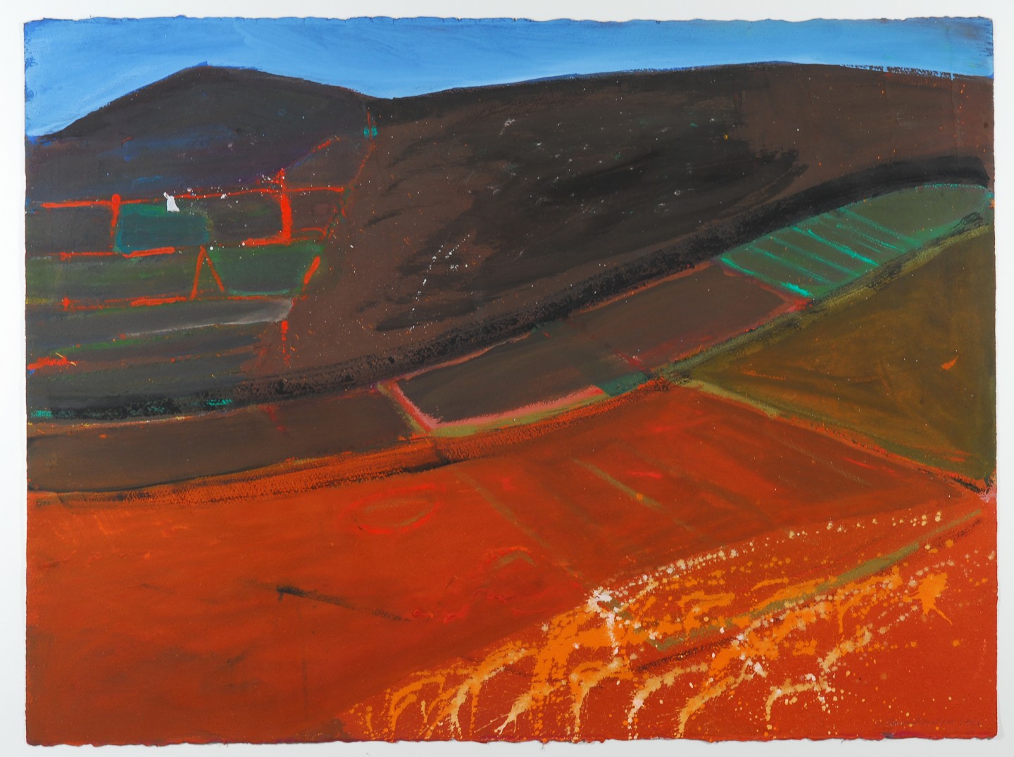 Lanzarote Series 1991, gouache on paper