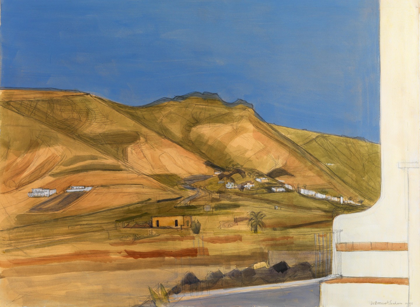 Arrieta (Tabayesco) 2, 1990, acrylic on paper