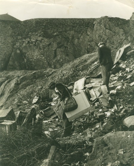 Wilhelmina Barns-Graham at a rubbish dump, Cornwall, 1947
