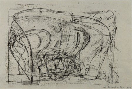 Upper Glacier Theme, 1950, offset drawing